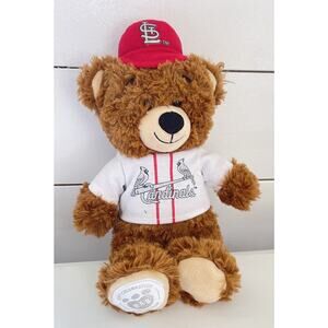 St Louis Cardinals Bear Plush Build-A-Bear Stuffed Animal 25th Celebration Promo